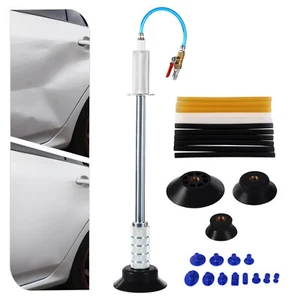 Air Pneumatic Dent Puller Car Auto Body Repair Suction Cup Tools w/ Slide Hammer - Picture 1 of 16