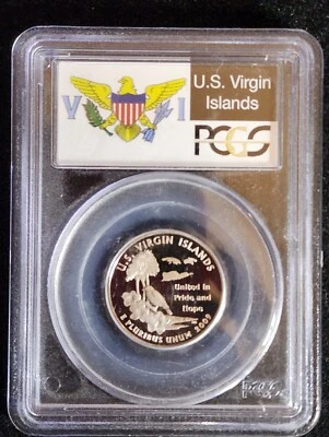 2009 S PCGS PRF69 DCAM US VIRGIN ISLANDS. Our SC64 - Image 1 of 4