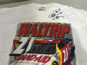 Nascar Darrell Waltrip XL Signed T-Shirt - Picture 1 of 3