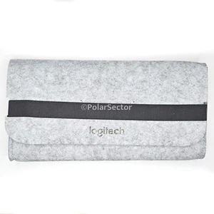 Housse De Transport Pour Clavier Logitech Gris Clair / Étui Pour Clavier - Bild 1 von 3