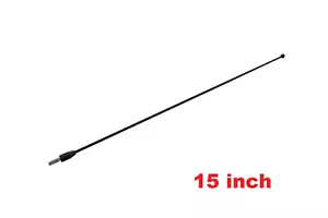 15" inch Black Stainless Antenna Mast Radio AM/FM for Chevrolet Malibu 1997-2005 - Picture 1 of 8