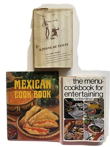 Taste of Texas cookbook Trahey 1949 1st printing HB w DJ+Entertaining Libby+Mexi - Imagen 1 de 12