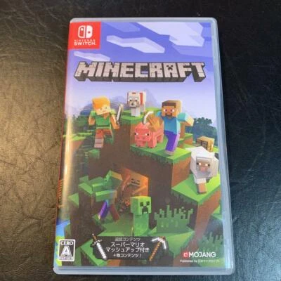 Minecraft Nintendo Switch Micrsoft Used Japan 2018 Tested Working Boxed - Image 1 of 3