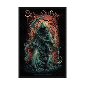 CHILDREN OF BODOM REAPER 10CM X 8CM WOVEN SEW ON PATCH OFFICIALLY LICENSED - Picture 1 of 6