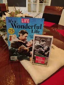 IT’S A WONDERFUL LIFE 2022 THE COMPLETE GUIDE 75th ANNIVERSARY MAGAZINE Plus VHS - Picture 1 of 15