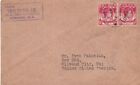 Penang Straits Settlements 1940 Ocenzurowane Cvr do Ellwood City PA USA 12c Stawka