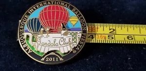 2011 Albuquerque International Balloon Fiesta Official Gondola Club Pin - Picture 1 of 3