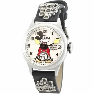 New Unused Ingersoll Waterbury Disney Mickey Mouse Mechanical Wrist Watch 25833 - Picture 1 of 2