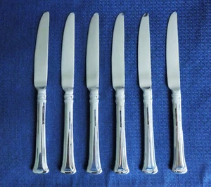 New Oneida APOLLONIA Set of 6 Dinner Knives Stainless Flatware - Picture 1 of 2