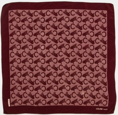 Auténtica bufanda vintage "CÉLINE" Foto 1 de 4