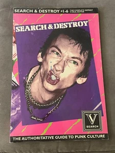 Search and Destroy by  V. Vale The Complete Reprint 1-6, PB Punk Fanzine Book A+ - Picture 1 of 7