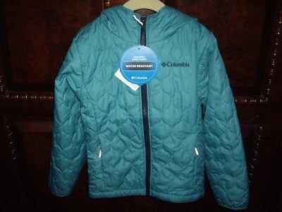 T17 NWT Girls Size XS 6 6X Columbia Bella Plush Jacket Coat Hooded Plush Lined - Image 1 of 4