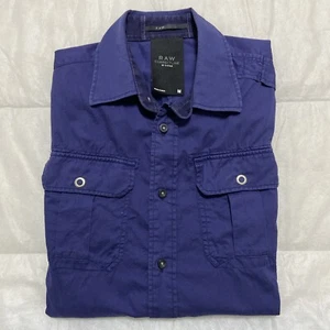 G-STAR RAW Men’s CL New Base 2 Pocket Long Sleeve Button Up Shirt ~ Size M GSTAR - Picture 1 of 11