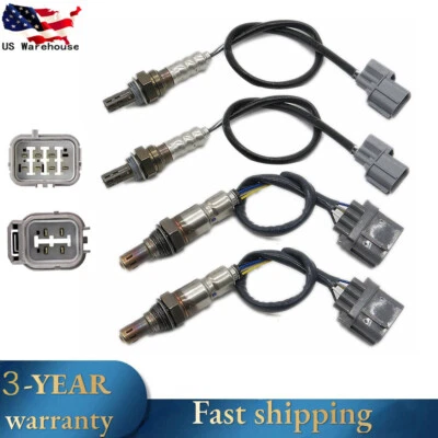 4pcs Up&Down Oxygen O2 Sensor For Honda Odyssey Pilot Ridgeline Acura MDX RL3.5L - Image 1 of 4