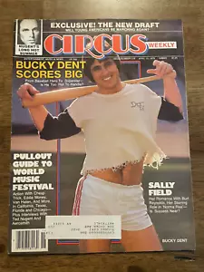 Circus Magazine April 10, 1979 Bucky Dent Sally Field Ted Nugent Poster #218 - Picture 1 of 4