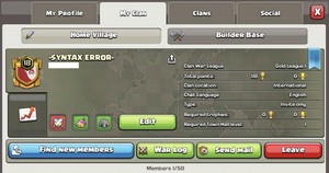 Clash of Clans CLAN 18 LVL / GOOD NAME / GOOD WAR LOG / Cheapest !!