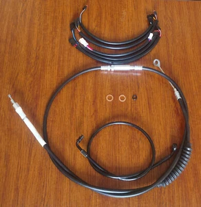 2020-22 Harley Davidson Softail Low Rider S Brake Line Clutch Cable &Extensions - Picture 1 of 1