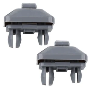 Grey Sun Visor Clips Fit For AUDI A3 A4 A5 Q5 A7 B8 S4 S5 Exeo Quattro Allroad - Picture 1 of 6