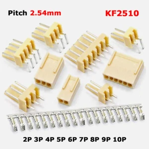 KF2510 2P-10P 2,54 mm intestazione perno ad angolo retto connettore alloggiamento terminale - Foto 1 di 9