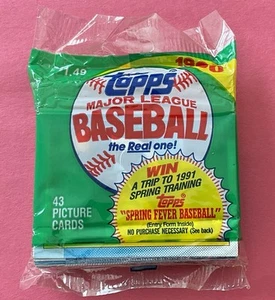 Ken Griffey Jr ~ 1990 Topps Baseball Cello Pack On Top ~ 2nd Year - Bild 1 von 4