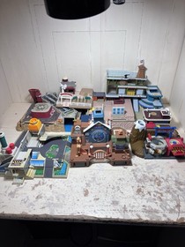 Lot Of Vintage Micro machines Playsets, Incomplete With Wear