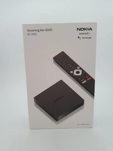 Nokia Android TV Steaming Box 8000 4K UHD- Boxed - Picture 1 of 12
