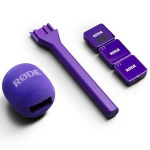 Rode Wireless GO Gen 3 Lila mit Interview GO Lila und Fell-Windschutz - Picture 1 of 9