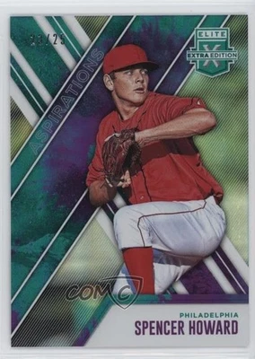 2017 Panini Elite Extra Edition Aspirations Tie-Dye /25 Spencer Howard #45 - Image 1 of 2