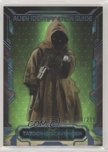 2016 Star Wars Masterwork Alien Identification Guide Rainbow Foil /299 Jawa 0e3 - Picture 1 of 3