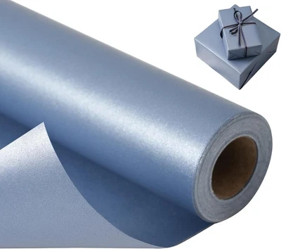 Juertime Matte Navy Blue Wrapping Paper - 32.8 ft x 17 in,  - Image 1 of 4