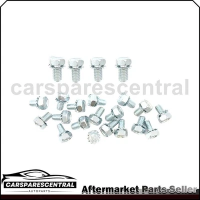 先锋发动机油盘螺栓套装适用于 1966 1967 1963 1964 年雪佛兰雪佛兰 II — 第 1/2 张图片