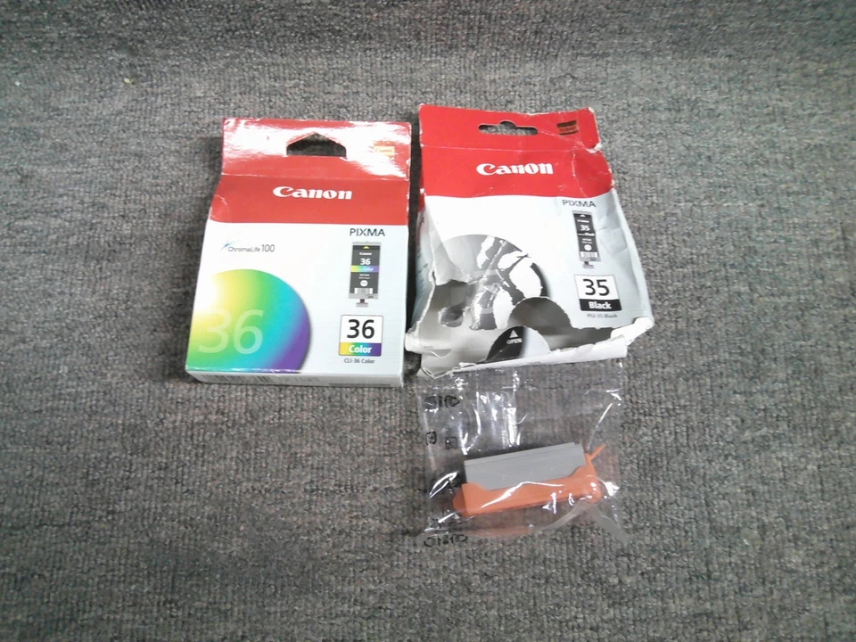 1509B002 Black 1511B002 Color New Genuine 35 / 36 Ink Cartridge Set - Image 1 of 1