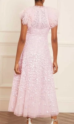 Show Stopper -Seuqin Rose Needle and thread Ankle Gown dress size 14 RRP £ 625 - Image 1 of 4