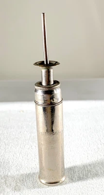 ENGRASADOR DE BOLSILLO PERFECTO ~ ACCIÓN DE RESORTE ~ CUSHMAN & DENISON ~ FALTA TAPA ~ 1889 Foto 1 de 4