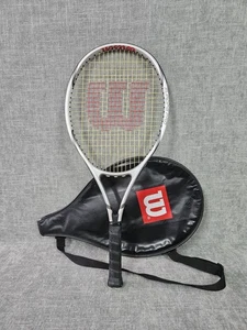 Wilson Europa PRO 25" Black & Silver Tennis Racket Genuine Wilson Case - Picture 1 of 19