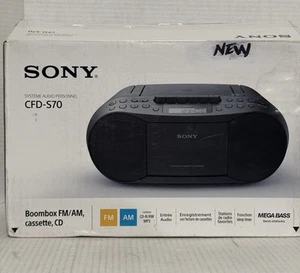 Sony CFD-S70. CD, Kassette, FM/AM Ghettoblaster. Neu im Karton - Bild 1 von 3