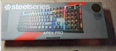 Steelseries Apex Pro Gen 3 Gaming Keyboard Rgb Aluminium Adjustable Mechanical - Image 1 of 3