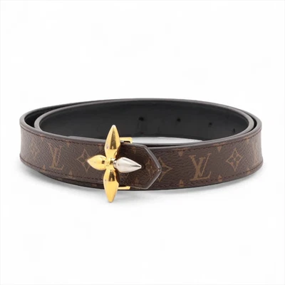 Пояс Louis Vuitton JJ2212 80/32 ПВХ и кожа коричневый x черный M0554 San тюль Loui - Изображение 1 из 4