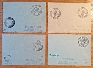 1937 to 1941 GERMANY - 4 x THIRD REICH Special Cancel Cover Fronts JOB LOT 8 - Picture 1 of 6