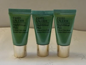 3 x Estee Lauder NIGHTWEAR PLUS MASCARILLA DESINTOXICANTE DE 3 MINUTOS 7 ml cada una - Imagen 1 de 1