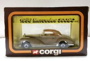 1983 Corgi 50s Classics 1:43 Lt Brown 1956 Mercedes 300SC Sedan - Picture 1 of 3
