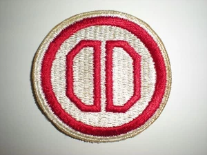 PARCHE ORIGINAL DE LA 31A DIVISIÓN DE INFANTERÍA DEL EJÉRCITO DE ESTADOS UNIDOS CON BORDE BLANCO - Imagen 1 de 1