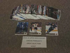 HALL & MACKINNON 2018-19 18-19 UPPER DECK CANVAS PARALLEL CHECKLIST #90 - Picture 1 of 1