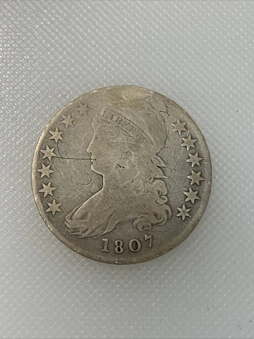 1807 Large Star Capped Bust Half X1 Cover