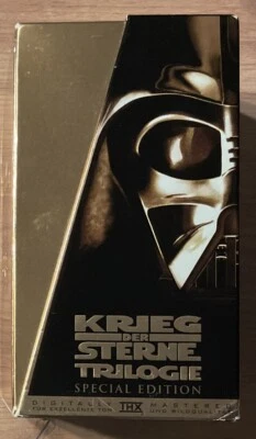 Star Wars Krieg der Sterne - Trilogie Special Edition Gold VHS 3x Videokassetten - Bild 1 von 4