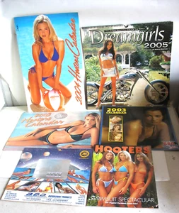 Hooters Magazine Swimsuit 2002 /03/04 Calendars Dreamgirls Fast Dates LOT Pin UP - Imagen 1 de 20