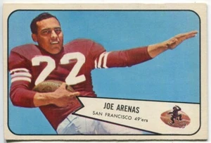 1954 Bowman #30 Joe Arenas San Francisco 49ers - Rookie Card - Picture 1 of 2