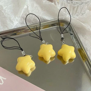 Kawaii Color Pentagram Resin Pendant Ins Style Phone Lanyard Backpack Charms - Picture 1 of 13