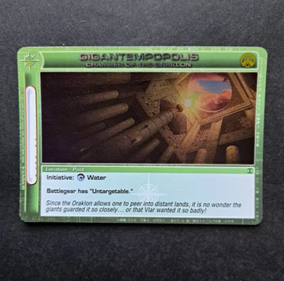 Gigantempopolis Rare Foil Location Alliances Unraveled S21/26 Chaotic TCG - Image 1 of 2