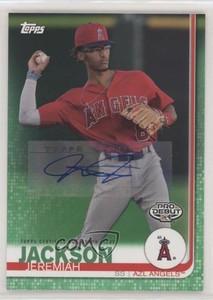 2019 Topps Pro Debut Green Auto /99 Jeremiah Jackson #99 Auto